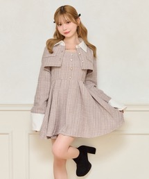 ✴️人気新作 新品 Realisation ミニワンピース 一部店舗限定／UVカット／洗える】タイプライター サック風