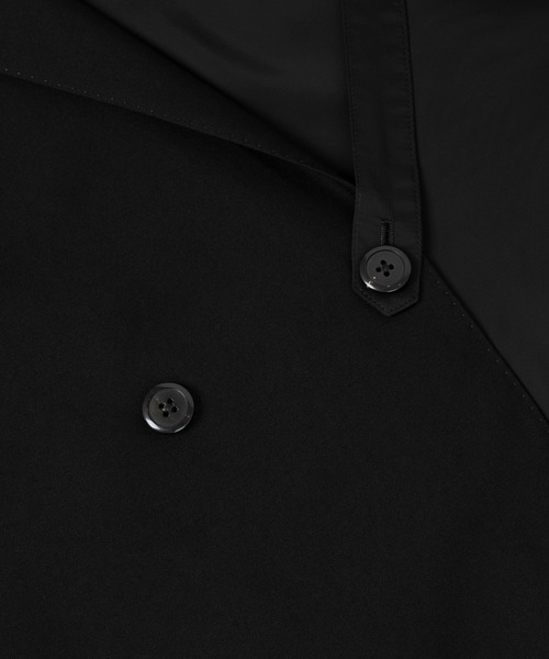 LAD MUSICIAN（ラッドミュージシャン）の「WOOL GABARDINE DOUBLE BREASTED JACKET（テーラードジャケット・メンズ・ブラック・42/44/46）」の5枚目の写真