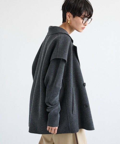 BARNYARDSTORM（バンヤードストーム）の「BARNYARDSTORM / ダブルウールジレ /JAPAN FABRIC（ベスト・レディース・ベージュ/チャコール・FREE）」の11枚目の写真