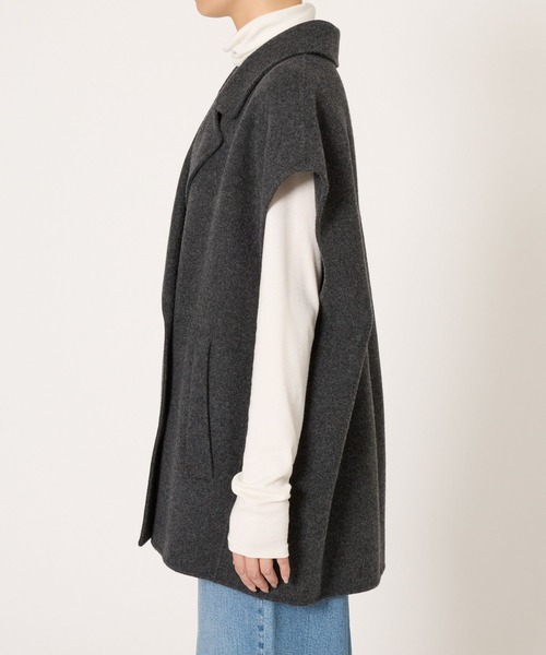 バンヤードストーム　ツイードベスト　ジレ BARNYARDSTORM / ダブルウールジレ /JAPAN FABRIC（ベスト