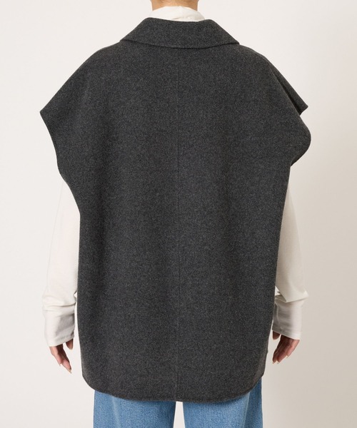 BARNYARDSTORM（バンヤードストーム）の「BARNYARDSTORM / ダブルウールジレ /JAPAN FABRIC（ベスト・レディース・ベージュ/チャコール・FREE）」の21枚目の写真