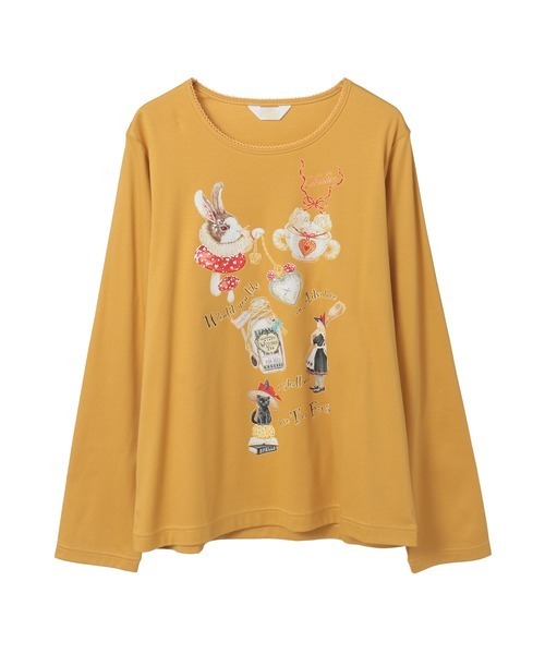 ハロウィーンワンダーランドプリントカットソー