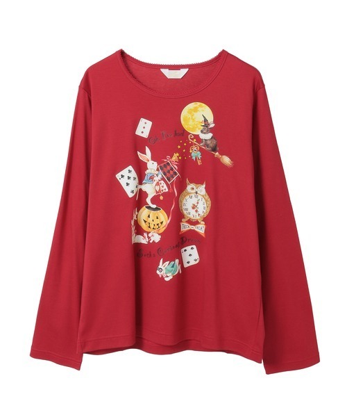 ハロウィンワンダーランドプリントカットソー ハロウィーンワンダーランドプリントカットソー