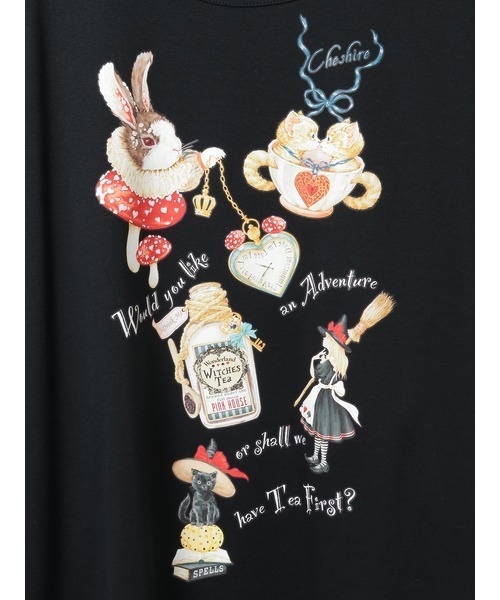 セール】ハロウィーンワンダーランドプリントカットソー（Tシャツ