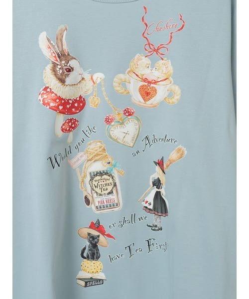 セール】ハロウィーンワンダーランドプリントカットソー（Tシャツ