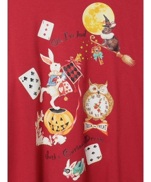 セール】ハロウィーンワンダーランドプリントカットソー（Tシャツ