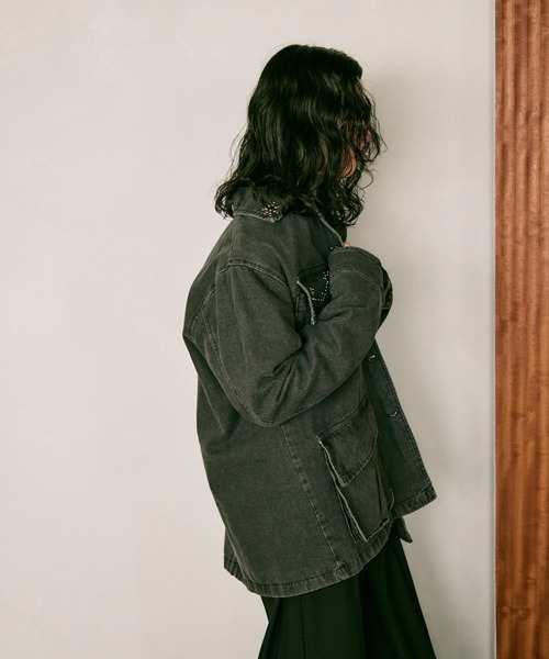 Metal dot vintage coverall / メタルドットヴィンテージカバーオール