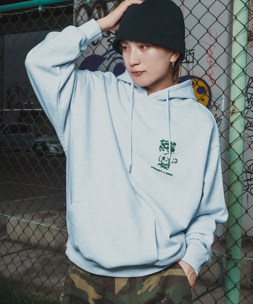 SIDEWAY STANCE（サイドウェイスタンス）の「【SIDEWAY STANCE】バリエーション プリント スウェット パーカー（パーカー・メンズ・ブラック/ネイビー系/ホワイト系1/グレー系1/ライトグレー系/ブラック系1/ホワイト/ブラック系/グレー系2/ライトグレー系2/ブラック系2・X-LARGE/LARGE/MEDIUM/SMALL）」の7枚目の写真