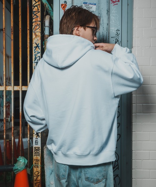 SIDEWAY STANCE（サイドウェイスタンス）の「【SIDEWAY STANCE】バリエーション プリント スウェット パーカー（パーカー・メンズ・ブラック/ネイビー系/ホワイト系1/グレー系1/ライトグレー系/ブラック系1/ホワイト/ブラック系/グレー系2/ライトグレー系2/ブラック系2・X-LARGE/LARGE/MEDIUM/SMALL）」の22枚目の写真