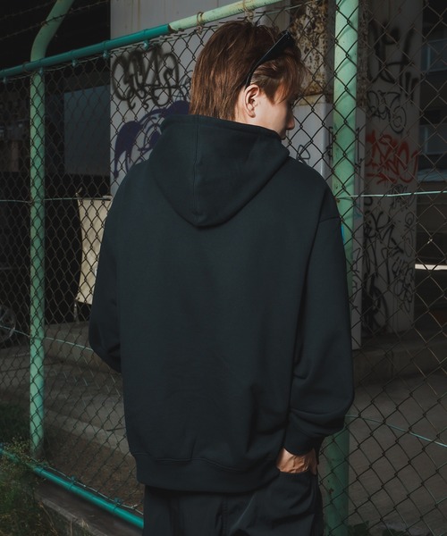 SIDEWAY STANCE（サイドウェイスタンス）の「【SIDEWAY STANCE】バリエーション プリント スウェット パーカー（パーカー・メンズ・ブラック/ネイビー系/ホワイト系1/グレー系1/ライトグレー系/ブラック系1/ホワイト/ブラック系/グレー系2/ライトグレー系2/ブラック系2・X-LARGE/LARGE/MEDIUM/SMALL）」の13枚目の写真