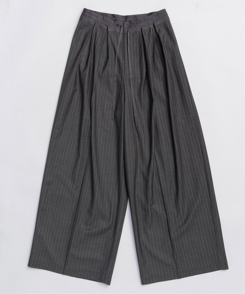 MAISON SPECIAL(メゾンスペシャル)の「Tulle Layered Slacks / チュールレイヤードスラックス(スラックス・レディース・グレー/ベージュ/ネイビー・38/36)」の12枚目の写真