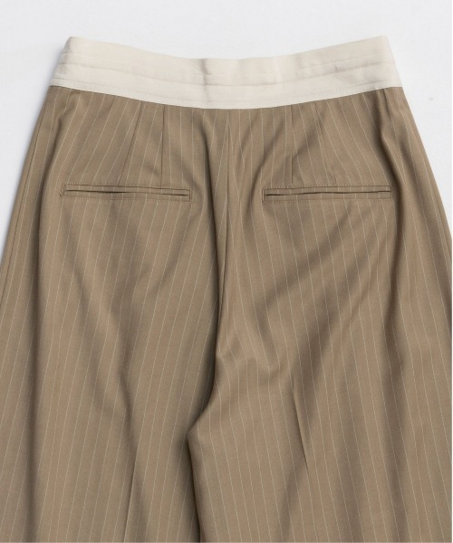 MAISON SPECIAL(メゾンスペシャル)の「Tulle Layered Slacks / チュールレイヤードスラックス(スラックス・レディース・グレー/ベージュ/ネイビー・38/36)」の22枚目の写真