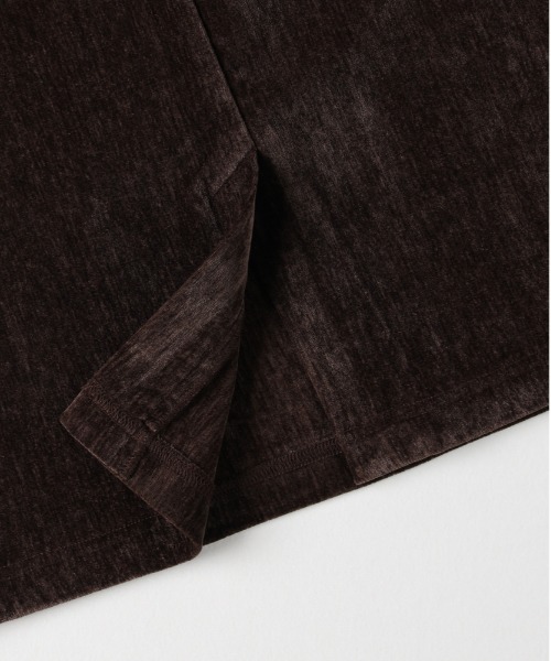 MPS（エムピーエス）の「【親子でお揃い】【MPS】シェニール織りIラインスカート (レギュラーフィット/リンクコーデ/カジュアル/デイリー/シンプル)（スカート・キッズ・ダークグレー/キナリ/ブラウン・110/140/120/130）」の7枚目の写真