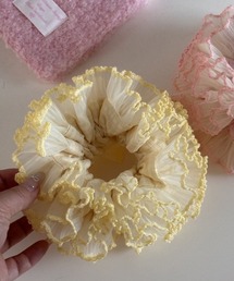 Fun & Daily（ファンアンドデイリー）の「F&D : カラーレースシュシュ（シュシュ）」