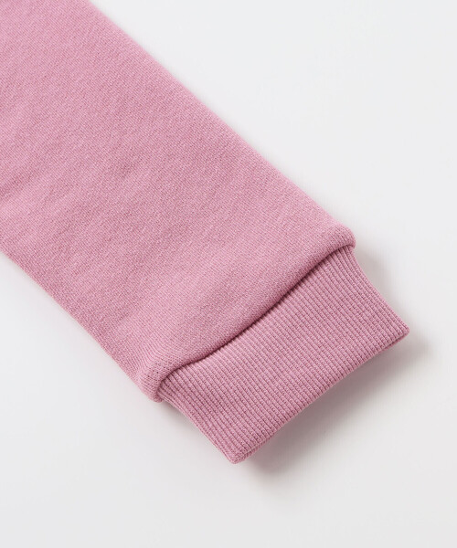 BeBe（ベベ）の「マシュマロウラケアニマルパッチ刺しゅうトレーナー(80~150cm)（スウェット・キッズ・ピンク/パープル・80ｃｍ/90cm/120cm/100cm/140cm/130cm/150cm/110cm）」の8枚目の写真