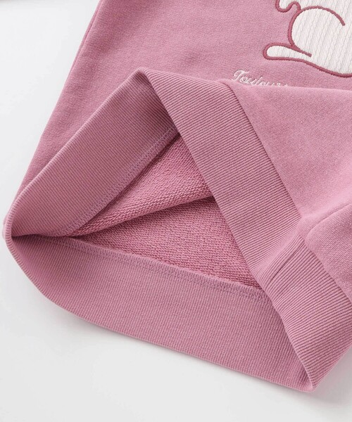 BeBe（ベベ）の「マシュマロウラケアニマルパッチ刺しゅうトレーナー(80~150cm)（スウェット・キッズ・ピンク/パープル・80ｃｍ/90cm/120cm/100cm/140cm/130cm/150cm/110cm）」の9枚目の写真