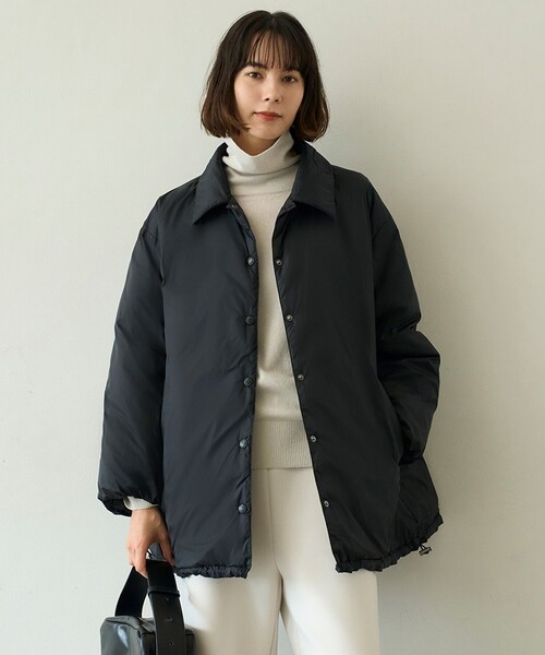 自宅で洗濯OK / ファー襟取り外し可能】TAIONコラボ ボア襟