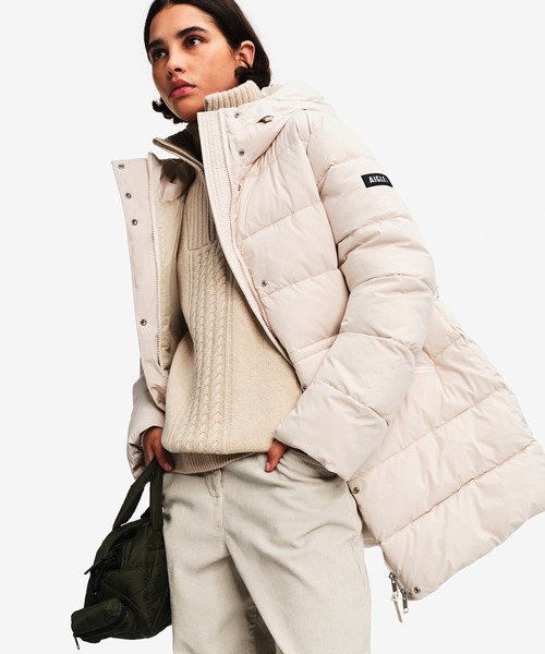 セール】撥水 インサレーション ミドルパフコート ジャケット（ダウン