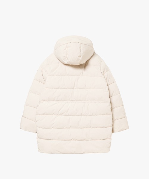 AIGLE（エーグル）の「撥水 インサレーション ミドルパフコート ジャケット（ダウンジャケット/コート・レディース・オフホワイト/ダークネイビー・M/XS/S）」の13枚目の写真