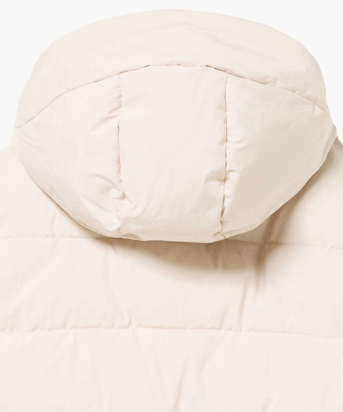 AIGLE（エーグル）の「撥水 インサレーション ミドルパフコート ジャケット（ダウンジャケット/コート・レディース・オフホワイト/ダークネイビー・M/XS/S）」の16枚目の写真