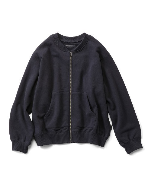 THREE FIFTY STANDARD(スリーフィフティースタンダード)の「THREE FIFTY STANDARD ジップアップスウェットジャケット〈ネイビー〉(その他アウター・レディース・ネイビー・3L/LL/L/M)」の10枚目の写真