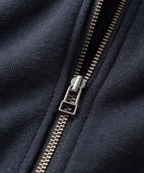 THREE FIFTY STANDARD(スリーフィフティースタンダード)の「THREE FIFTY STANDARD ジップアップスウェットジャケット〈ネイビー〉(その他アウター・レディース・ネイビー・3L/LL/L/M)」の12枚目の写真