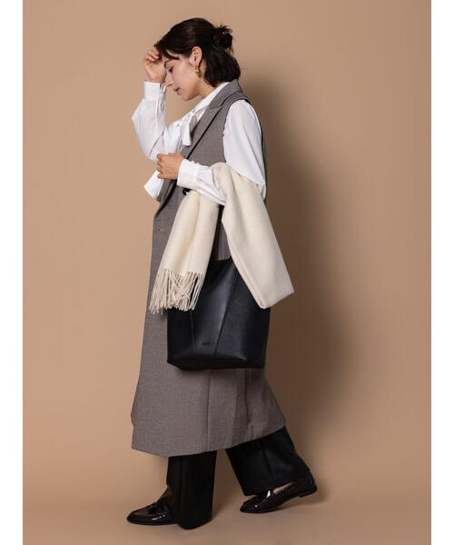 Te chichi（テチチ）の「ビッグリボン2WAYブラウス《2025winter catalog item》（シャツ/ブラウス・レディース・オフホワイト/サックスブルー/ミント・F）」の9枚目の写真