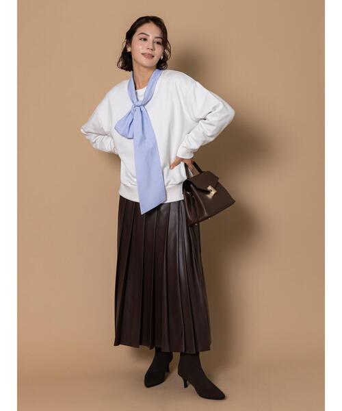 Te chichi（テチチ）の「ビッグリボン2WAYブラウス《2025winter catalog item》（シャツ/ブラウス・レディース・オフホワイト/サックスブルー/ミント・F）」の15枚目の写真