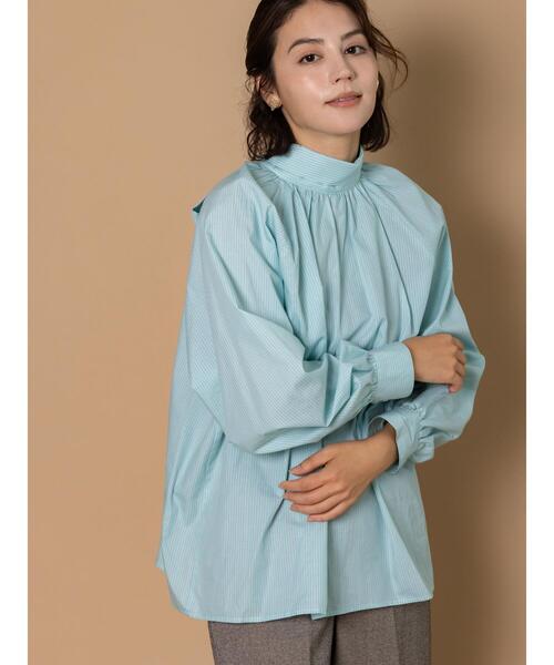 Te chichi（テチチ）の「ビッグリボン2WAYブラウス《2025winter catalog item》（シャツ/ブラウス・レディース・オフホワイト/サックスブルー/ミント・F）」の20枚目の写真