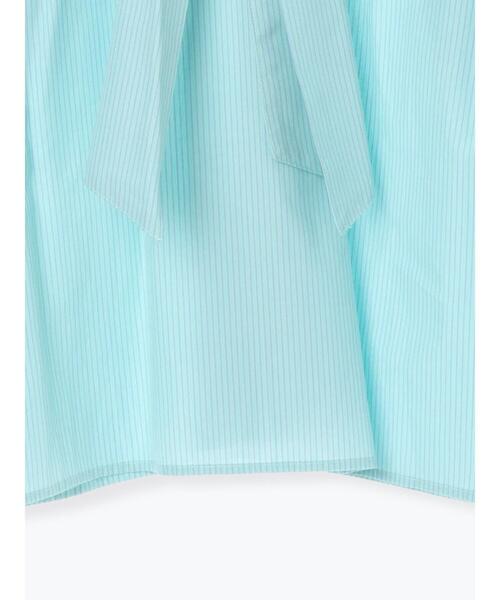 Te chichi（テチチ）の「ビッグリボン2WAYブラウス《2025winter catalog item》（シャツ/ブラウス・レディース・オフホワイト/サックスブルー/ミント・F）」の6枚目の写真
