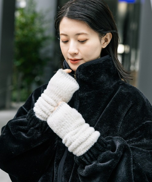 ゆるリブアームウォーマー / 581245（アームカバー）｜LAKOLE（ラコレ