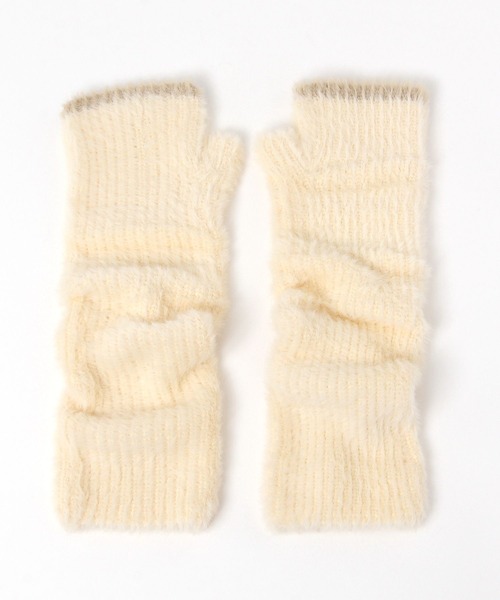 LAKOLE（ラコレ）の「ゆるリブアームウォーマー / 581245（アームカバー・レディース・ライトグレー/イエロー/コーラル/オフホワイト・FREE）」の7枚目の写真