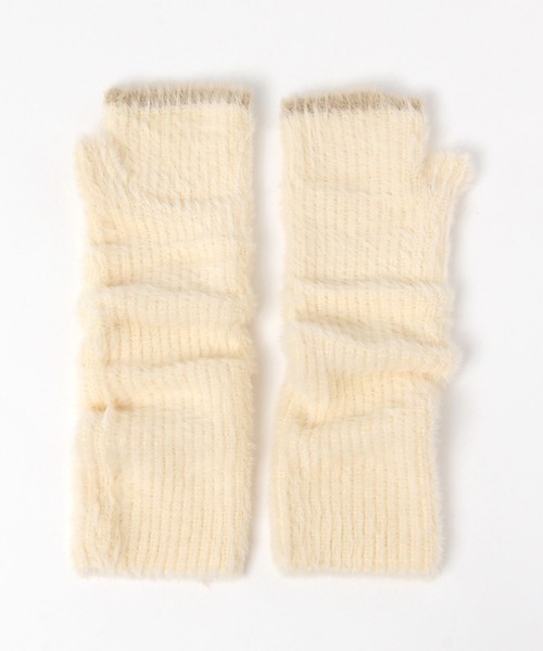 LAKOLE（ラコレ）の「ゆるリブアームウォーマー / 581245（アームカバー・レディース・ライトグレー/イエロー/コーラル/オフホワイト・FREE）」の8枚目の写真