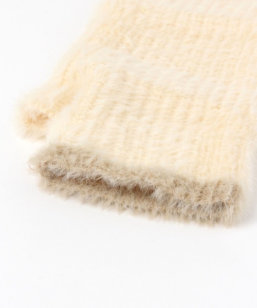 LAKOLE（ラコレ）の「ゆるリブアームウォーマー / 581245（アームカバー・レディース・ライトグレー/イエロー/コーラル/オフホワイト・FREE）」の10枚目の写真