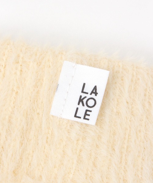 LAKOLE（ラコレ）の「ゆるリブアームウォーマー / 581245（アームカバー・レディース・ライトグレー/イエロー/コーラル/オフホワイト・FREE）」の12枚目の写真