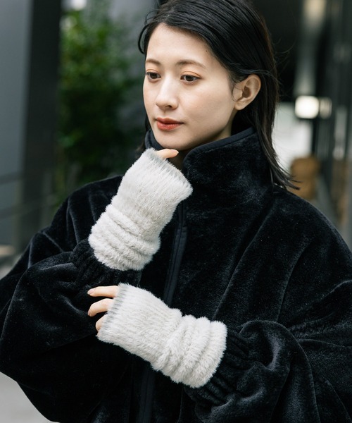 ゆるリブアームウォーマー / 581245（アームカバー）｜LAKOLE（ラコレ