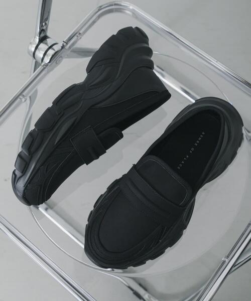 SENSE OF PLACE by URBAN RESEARCH（センスオブプレイスバイアーバンリサーチ）の「『軽量』スニーカーソールローファー（ローファー・レディース・ブラック・SMALL/LARGE/MEDIUM）」の12枚目の写真