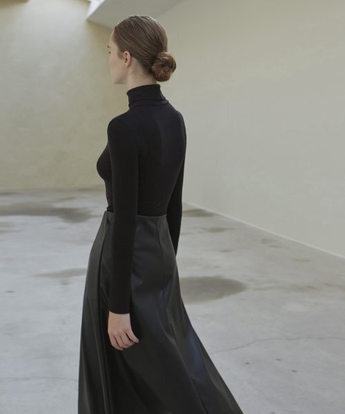 NICK&NICOLE（ニックアンドニコール）の「[ESSENTIAL] SOFT TURTLENECK KNIT_BLACK（ニット/セーター・レディース・その他・FREE）」の2枚目の写真