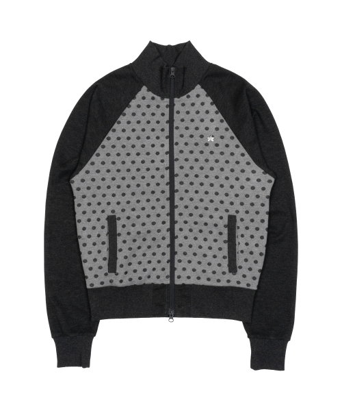 TCM dot raglan zip-up (charcoal/black)（その他アウター 
