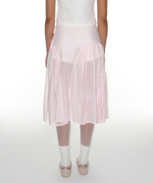 CRANK(クランク)の「シアーフリルレイヤードスカート_ピンク(スカート・レディース・その他・FREE)」の3枚目の写真