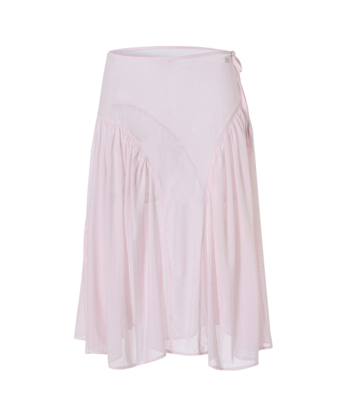 CRANK(クランク)の「シアーフリルレイヤードスカート_ピンク(スカート・レディース・その他・FREE)」の5枚目の写真