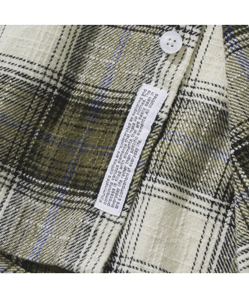 F.ILLUMINATE(フィルミネイト)の「ラスティックビンテージチェックシャツ-カーキ(シャツ/ブラウス・レディース・その他・SMALL/MEDIUM/LARGE)」の8枚目の写真