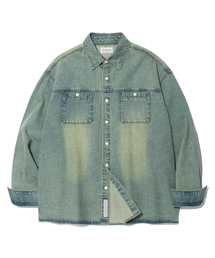 F.ILLUMINATE | ツーポケットデニムシャツ-ライトブルー(シャツ/ブラウス)