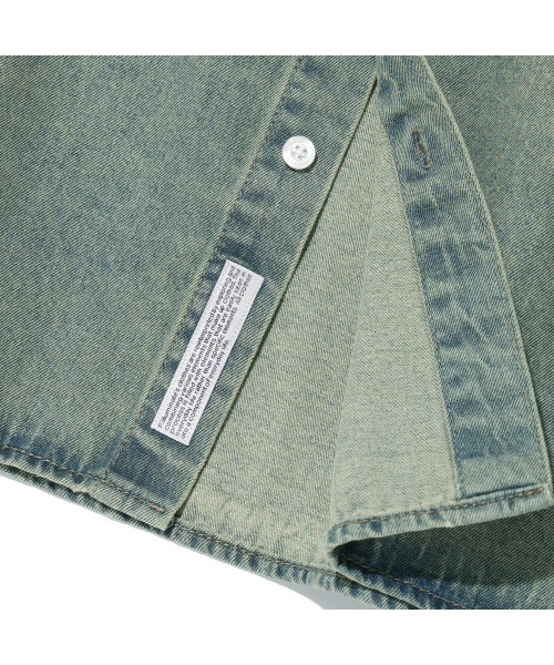 F.ILLUMINATE（フィルミネイト）の「ツーポケットデニムシャツ-ライトブルー（シャツ/ブラウス・レディース・その他・SMALL/MEDIUM/LARGE）」の8枚目の写真