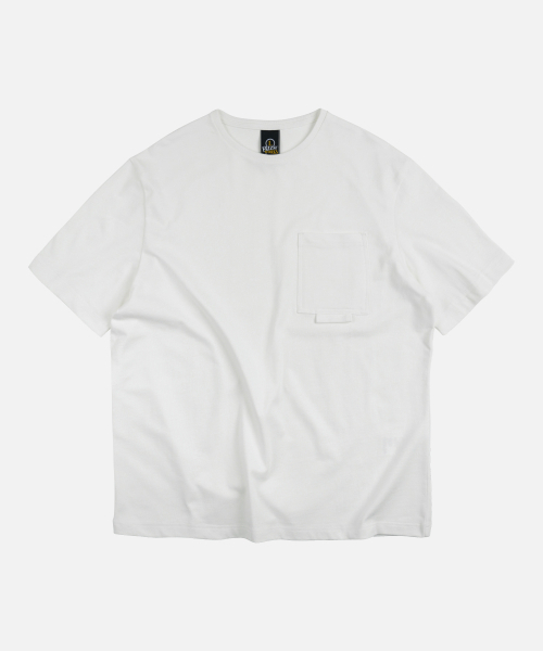 FRIZMWORKS(フリズムワークス)の「POCKET LOOP TEE _ WHITE(Tシャツ/カットソー・メンズ・その他・SMALL/MEDIUM/LARGE)」の1枚目の写真