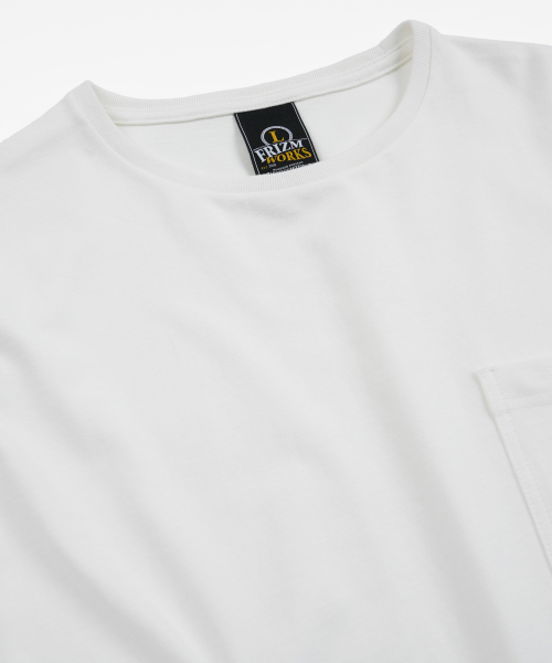 FRIZMWORKS(フリズムワークス)の「POCKET LOOP TEE _ WHITE(Tシャツ/カットソー・メンズ・その他・SMALL/MEDIUM/LARGE)」の3枚目の写真
