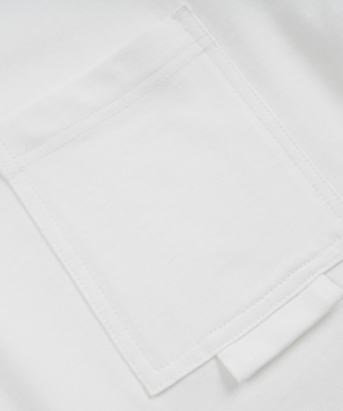 FRIZMWORKS(フリズムワークス)の「POCKET LOOP TEE _ WHITE(Tシャツ/カットソー・メンズ・その他・SMALL/MEDIUM/LARGE)」の5枚目の写真