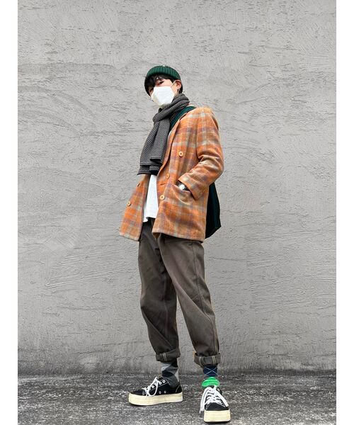 MUSINSA STANDARD(ムシンサスタンダード)の「ワイドコーデュロイパンツ【ダスティカーキ】(その他パンツ・メンズ・その他・29/30/31/33/26/27/28/38/36/34/32)」の15枚目の写真