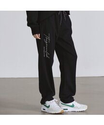 THE GREEN LAB（ザグリーンラボ）の「オーバーサイズストリングジョガーパンツ[ブラック]（スウェットパンツ）」