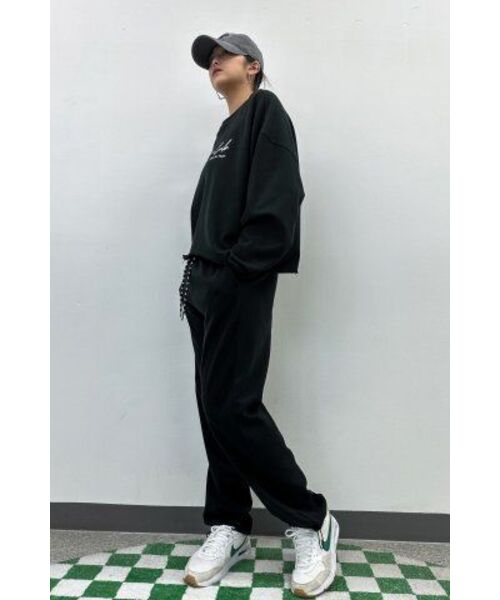 THE GREEN LAB（ザグリーンラボ）の「オーバーサイズストリングジョガーパンツ[ブラック]（スウェットパンツ・メンズ・その他・SMALL/LARGE）」の14枚目の写真